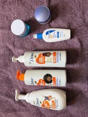 Dove Kids Gentle Hair Lotion — White & Peach, Detangling Care